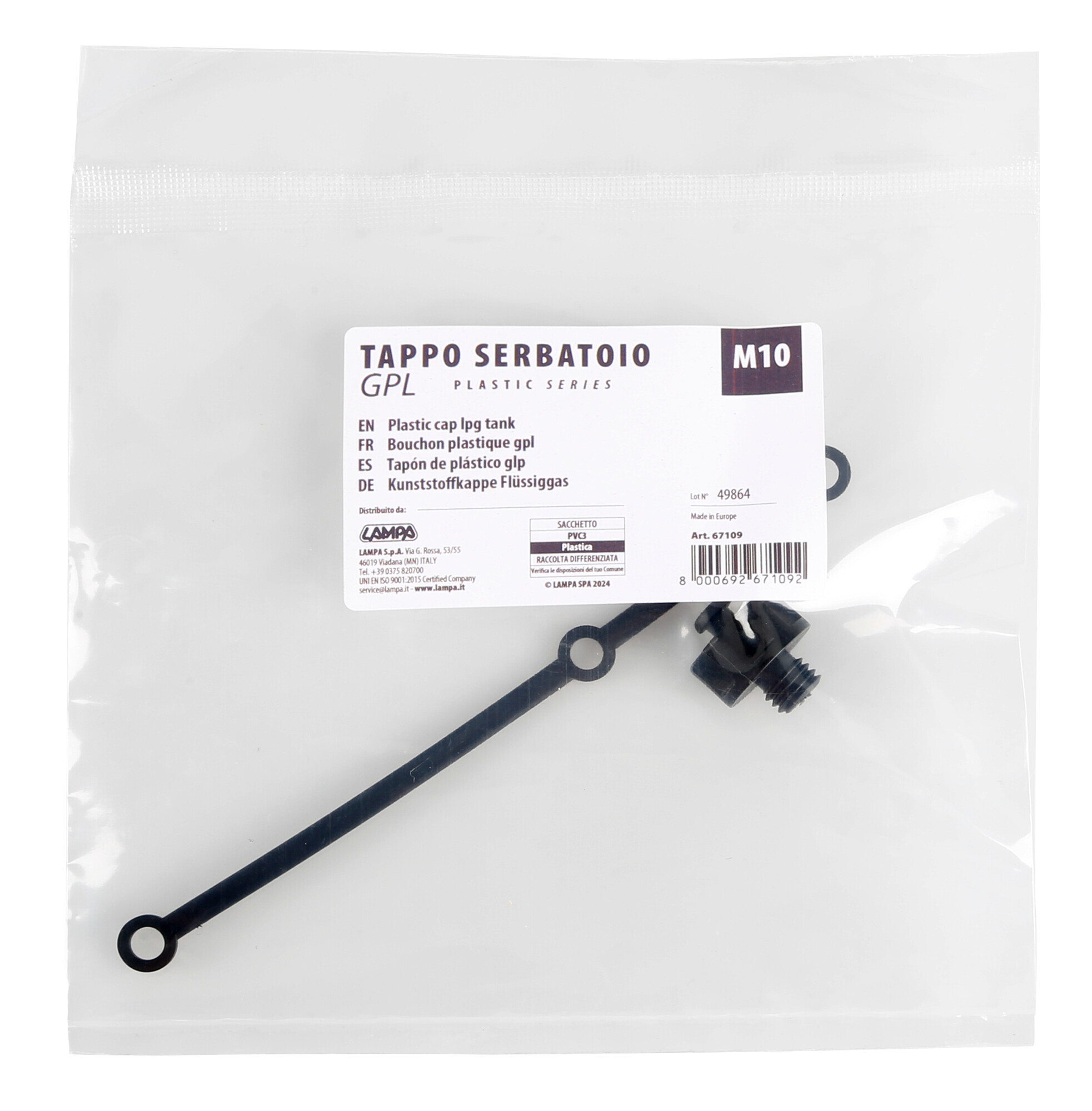 Tappo in plastica per GPL - M10 - immagine 6