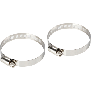 Fascette stringitubo in acciaio inox - set 2 pz - ↔ 12 mm - Ø 52-76 mm