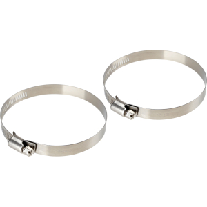 Fascette stringitubo in acciaio inox - set 2 pz - ↔ 12 mm - Ø 78-101 mm