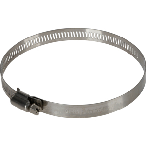Fascetta stringitubo in acciaio inox - ↔ 12 mm - Ø 91-114 mm