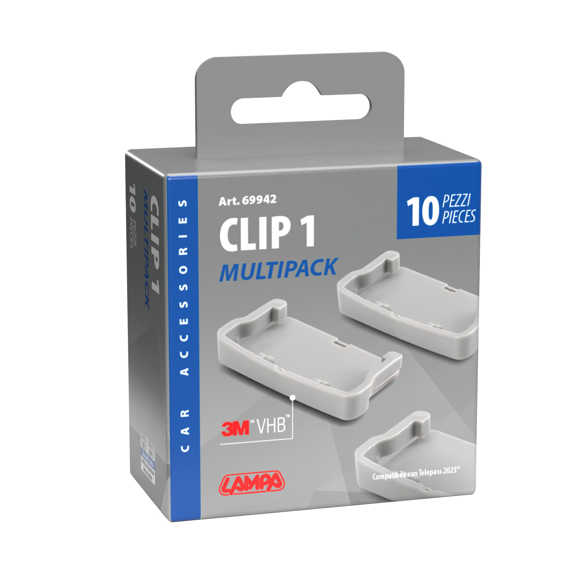 Clip Adesiva Clip 1 - Set 10 pz - immagine 6