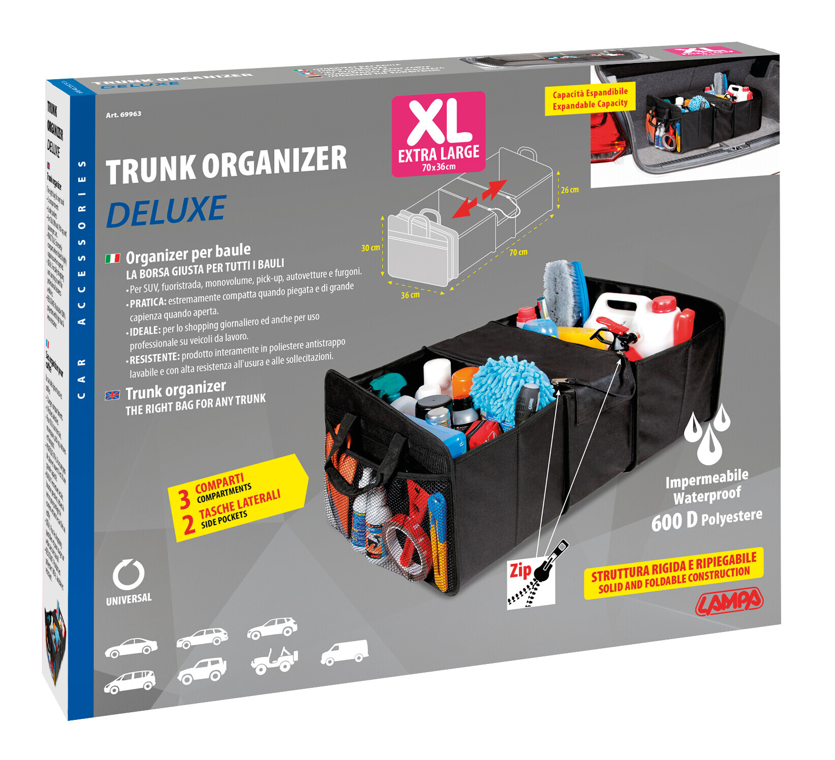 Organizer Deluxe per baule - XL - immagine 12