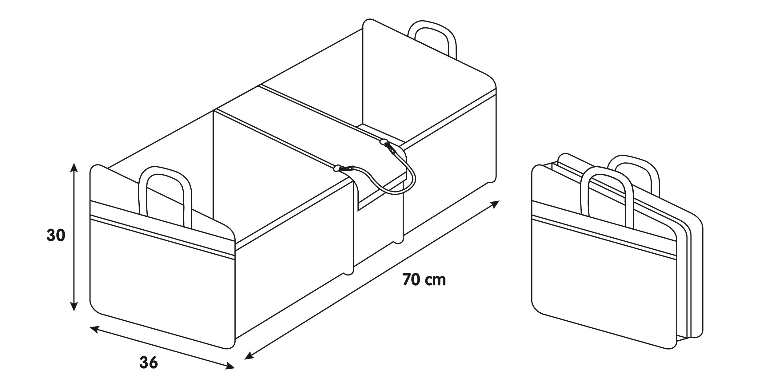 Organizer Deluxe per baule - XL - immagine 11