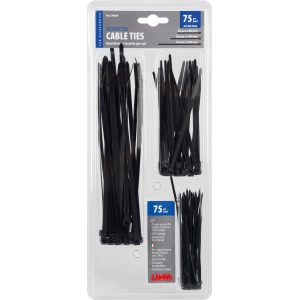 Fascette in nylon per cavi, set 75 pz