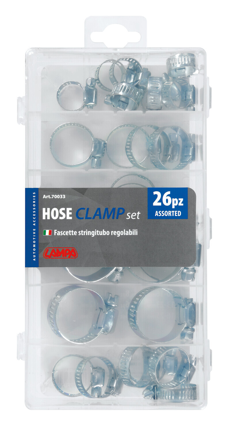 Kit fascette stringitubo in acciaio, 26 pz - immagine 3