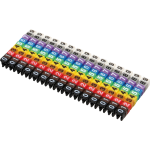 Segnacavi colorati, set 150 pz