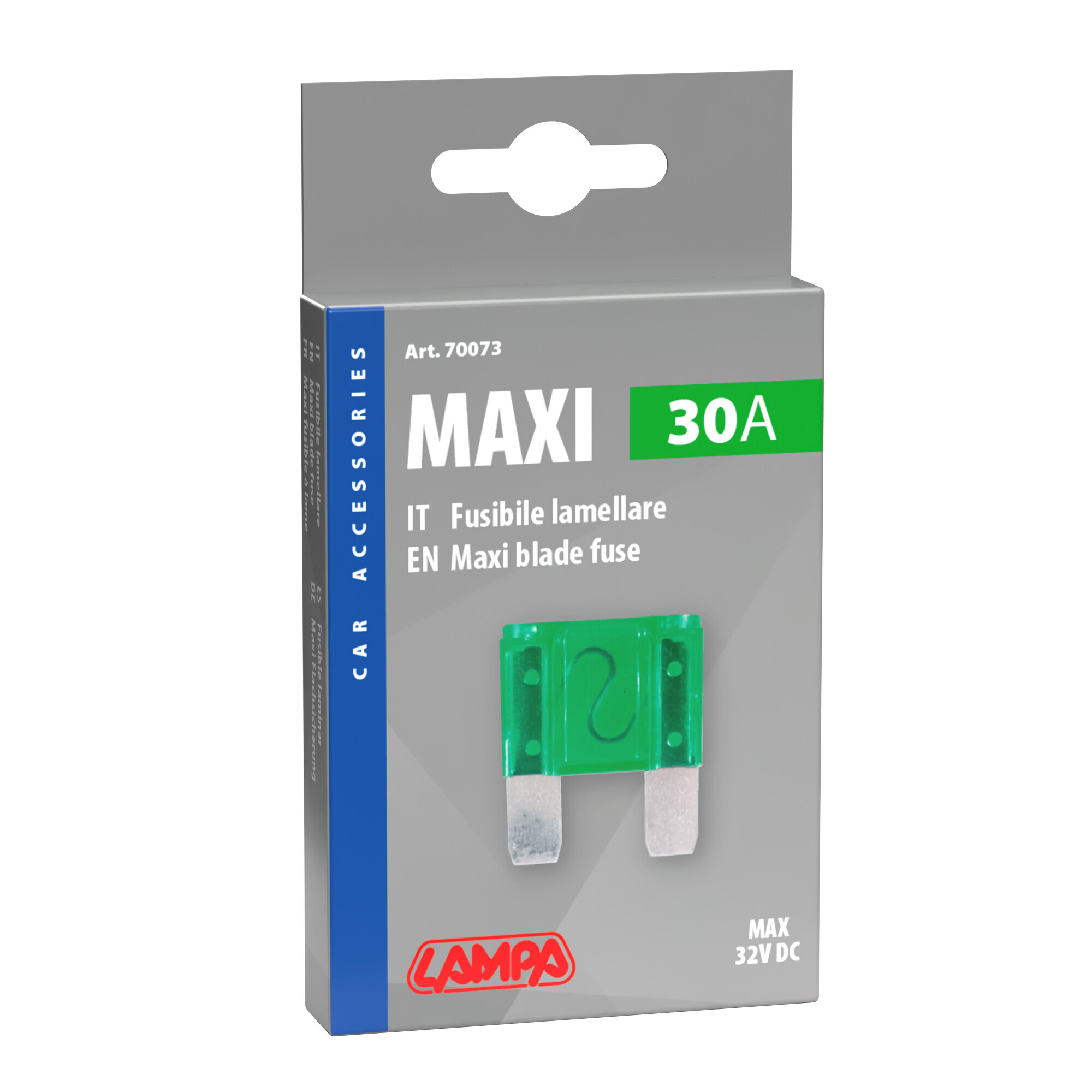 Fusibile lamellare Maxi, 12/32V - 30A - immagine 2