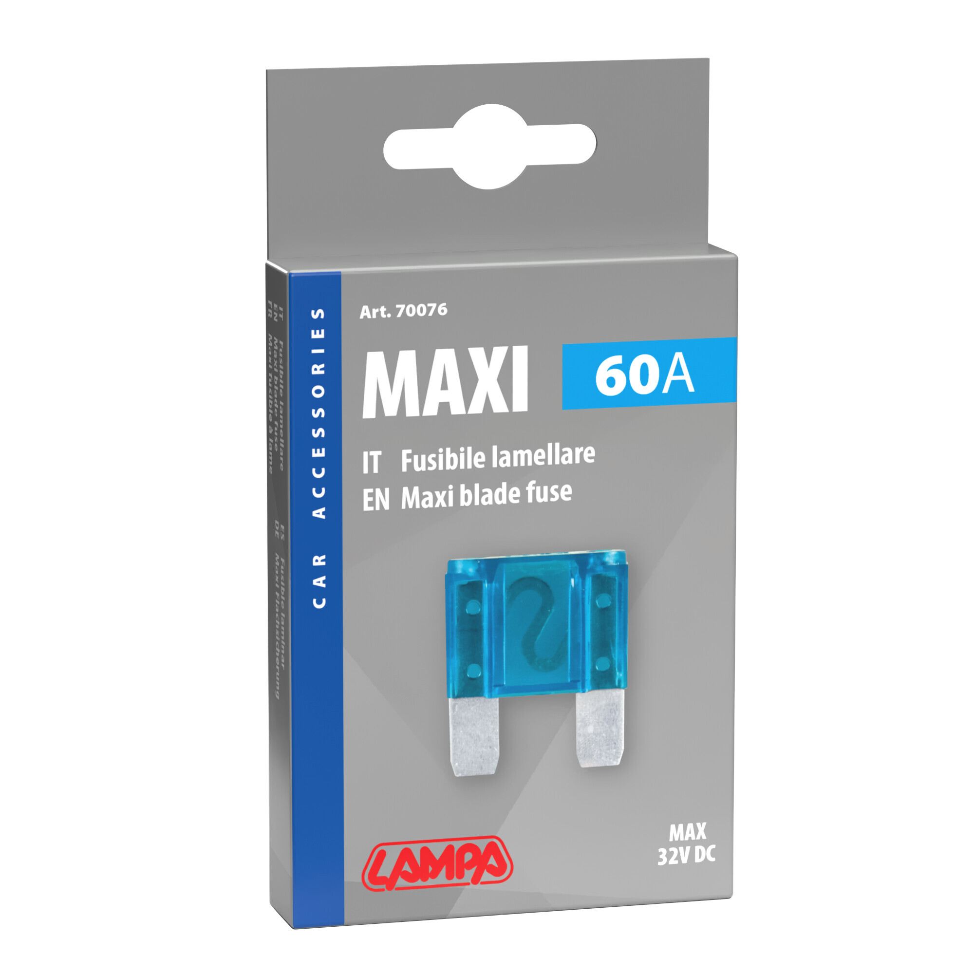 Fusibile lamellare Maxi, 12/32V - 60A - immagine 2