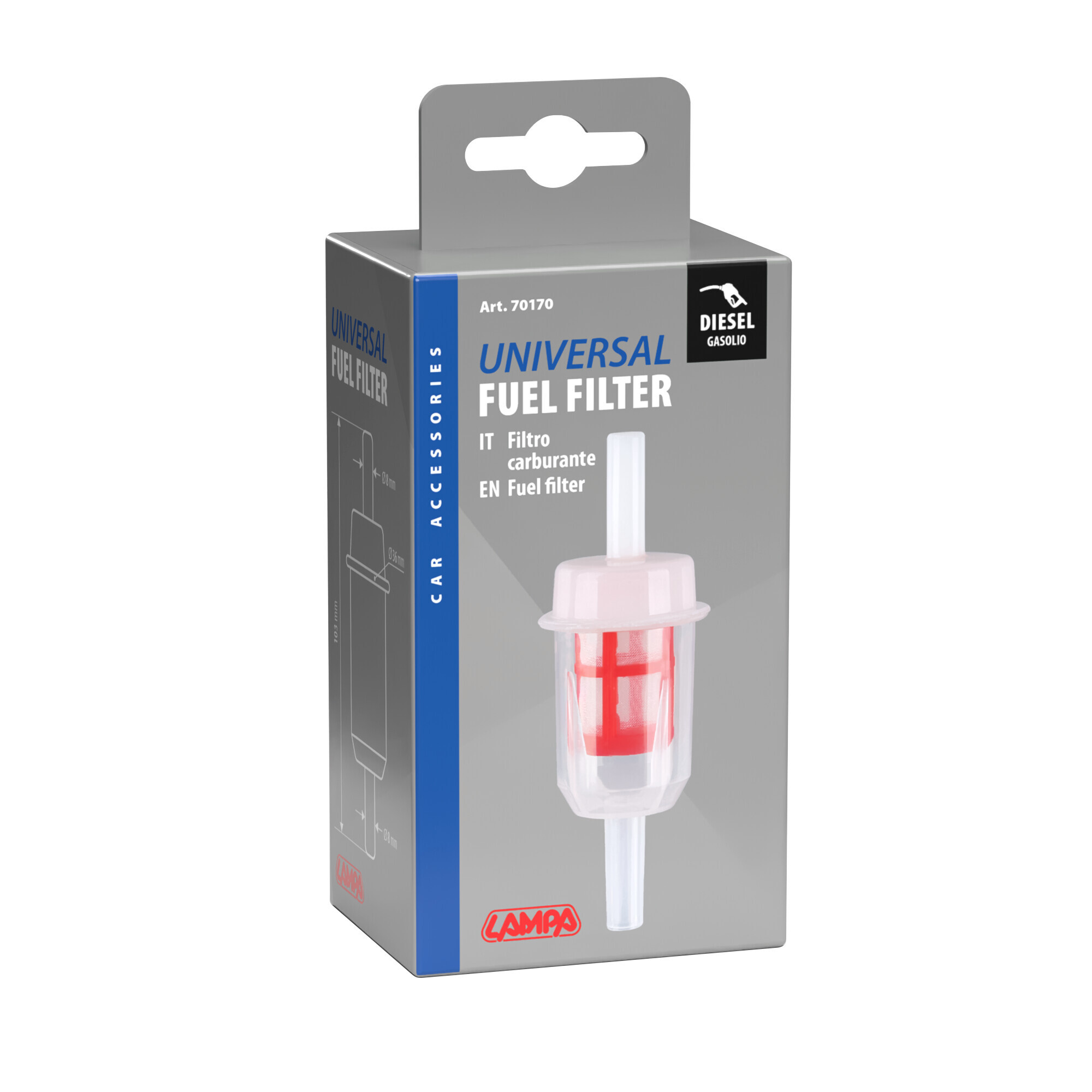 Filtro carburante universale - Diesel - immagine 2