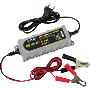 Amperomatic Trainer, caricabatteria intelligente, 6/12V - 0,55/1A