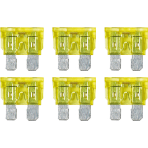 Smart Led, set 6 fusibili lamellari con spia a led, 12/32V - 20A