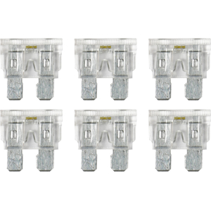 Smart Led, set 6 fusibili lamellari con spia a led, 12/32V - 25A