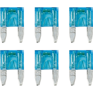 Smart Led, set 6 micro-fusibili lamellari con spia a led, 12/32V - 15A