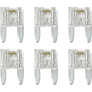 Smart Led, set 6 micro-fusibili lamellari con spia a led, 12/32V - 25A