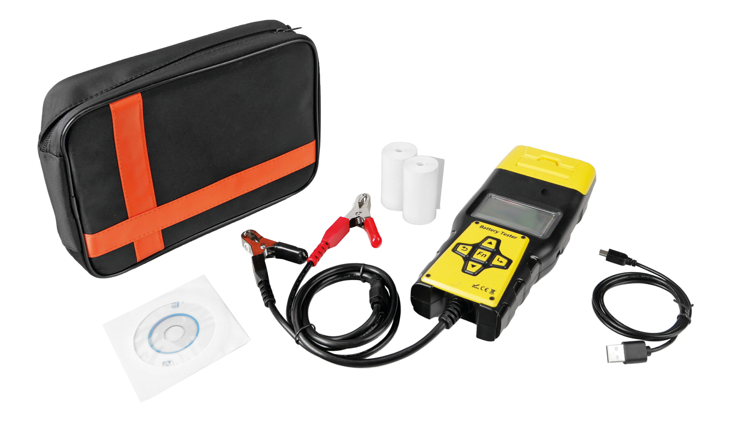 Tester-Pro, tester batterie professionale con stampante termica integrata - immagine 3