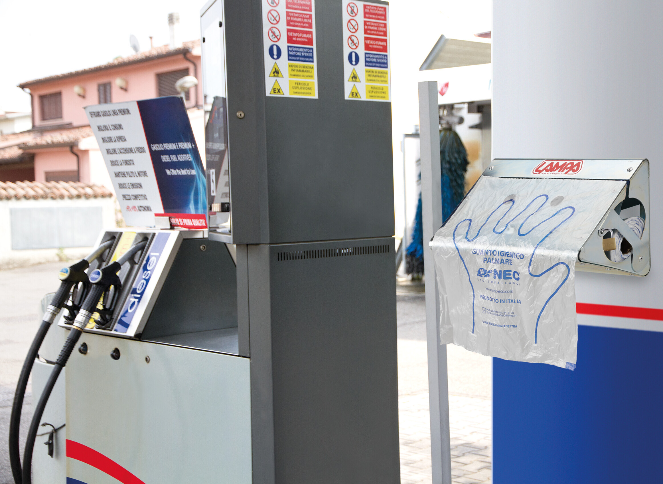 Dispenser in metallo per guanti a strappo - immagine 4