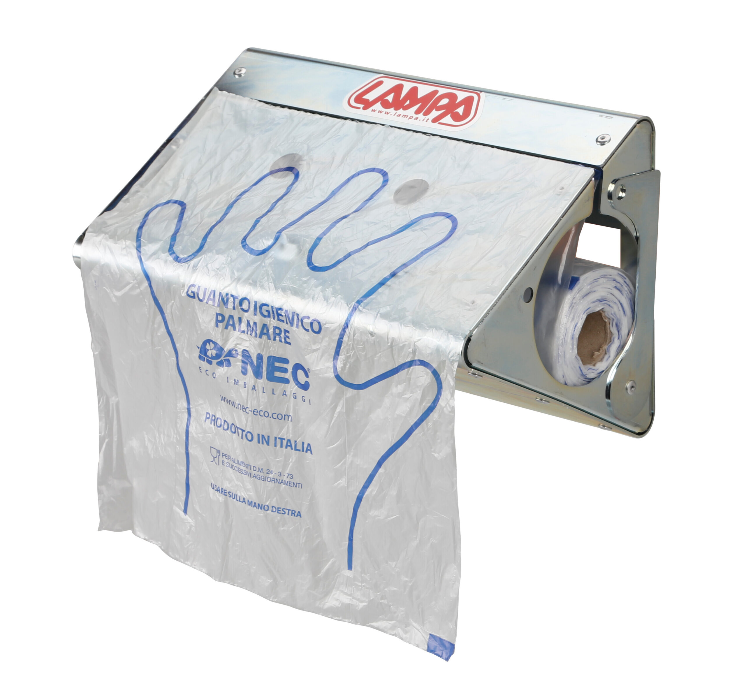 Dispenser in metallo per guanti a strappo - immagine 5