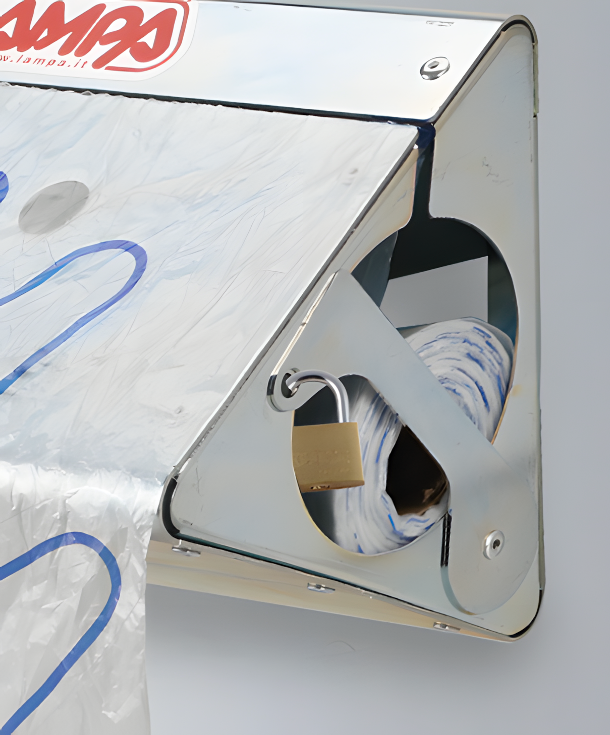 Dispenser in metallo per guanti a strappo - immagine 6