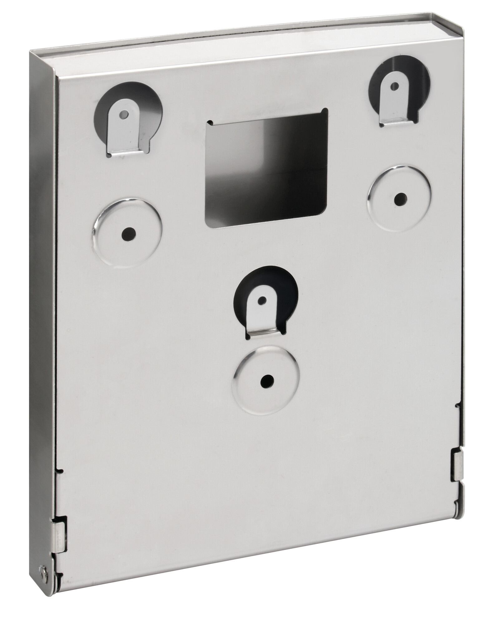 Dispenser in acciaio inox con serratura per guanti monouso - immagine 4