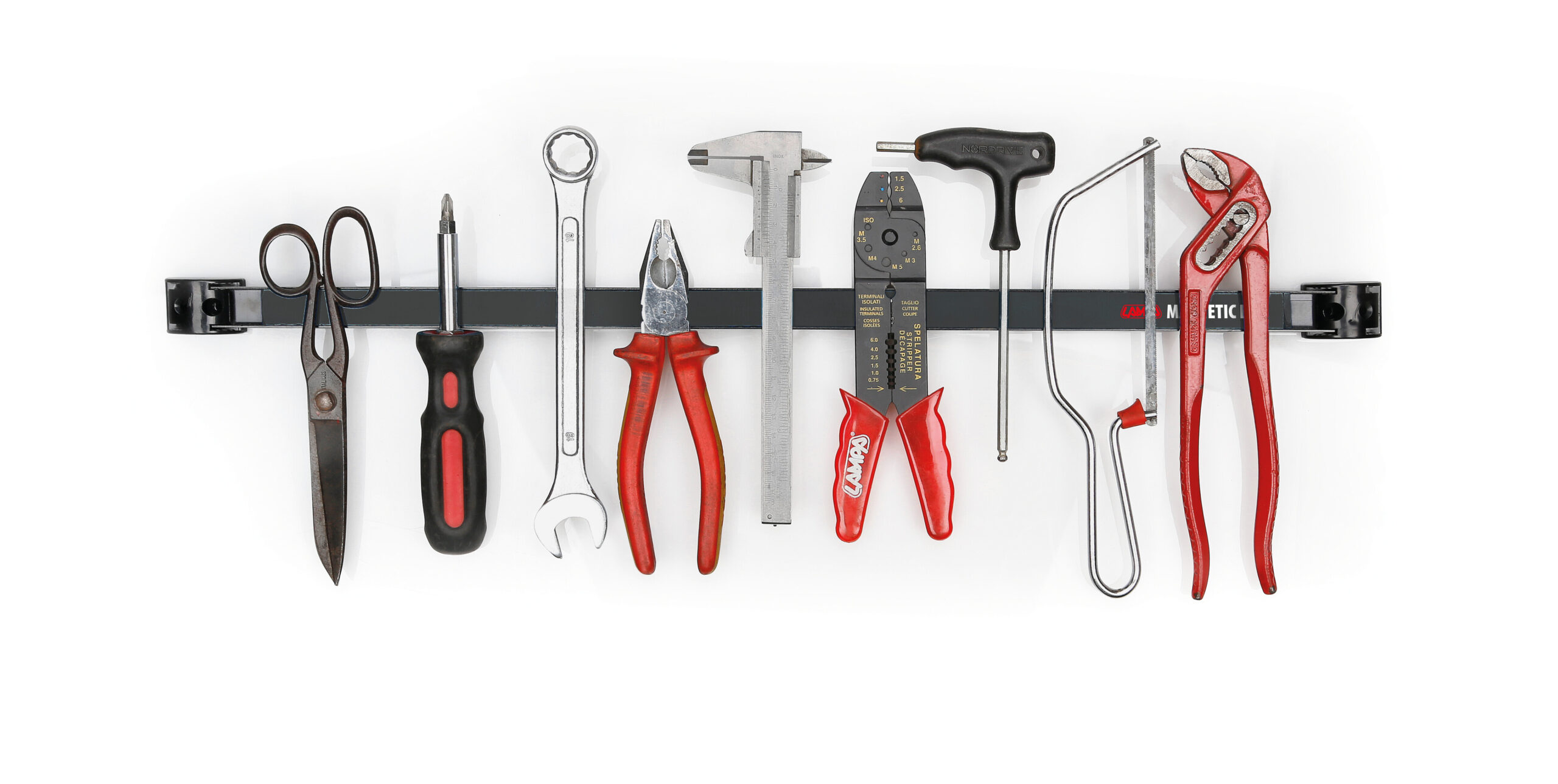 Barra magnetica porta attrezzi - 55 cm - 15 kg max - immagine 2