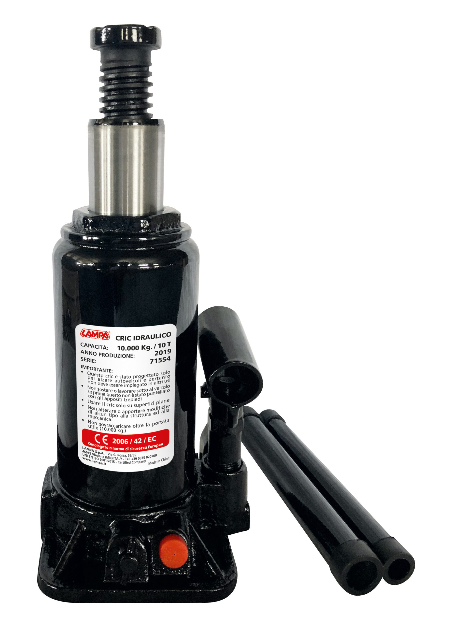 Cric idraulico - 10.000 kg - immagine 2