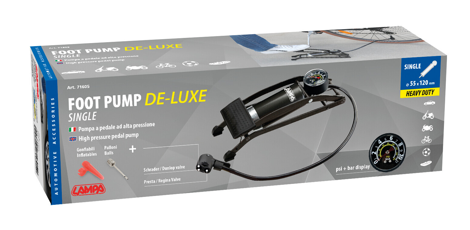 Pompa a pedale de-luxe - 1 cilindro - immagine 4