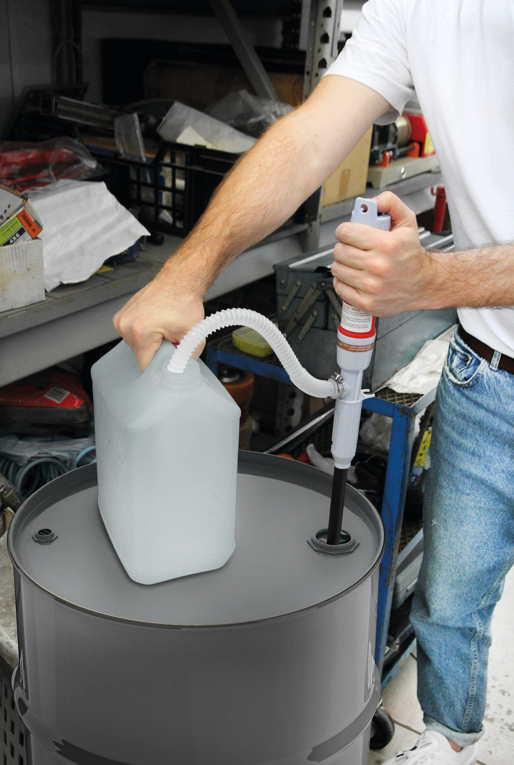 Pompa a batteria per travaso liquidi - 6 L/min - immagine 5