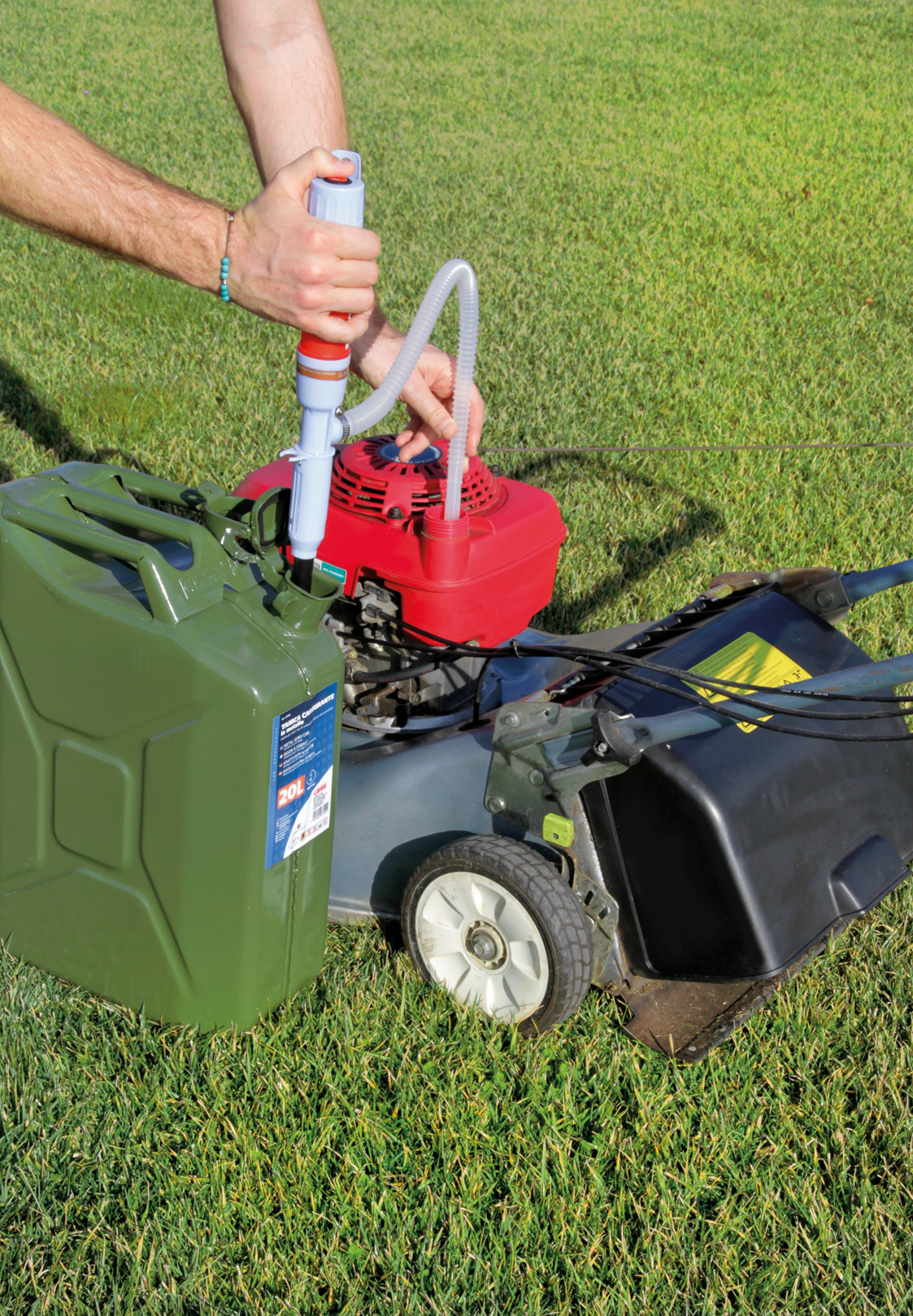 Pompa a batteria per travaso liquidi - 6 L/min - immagine 6
