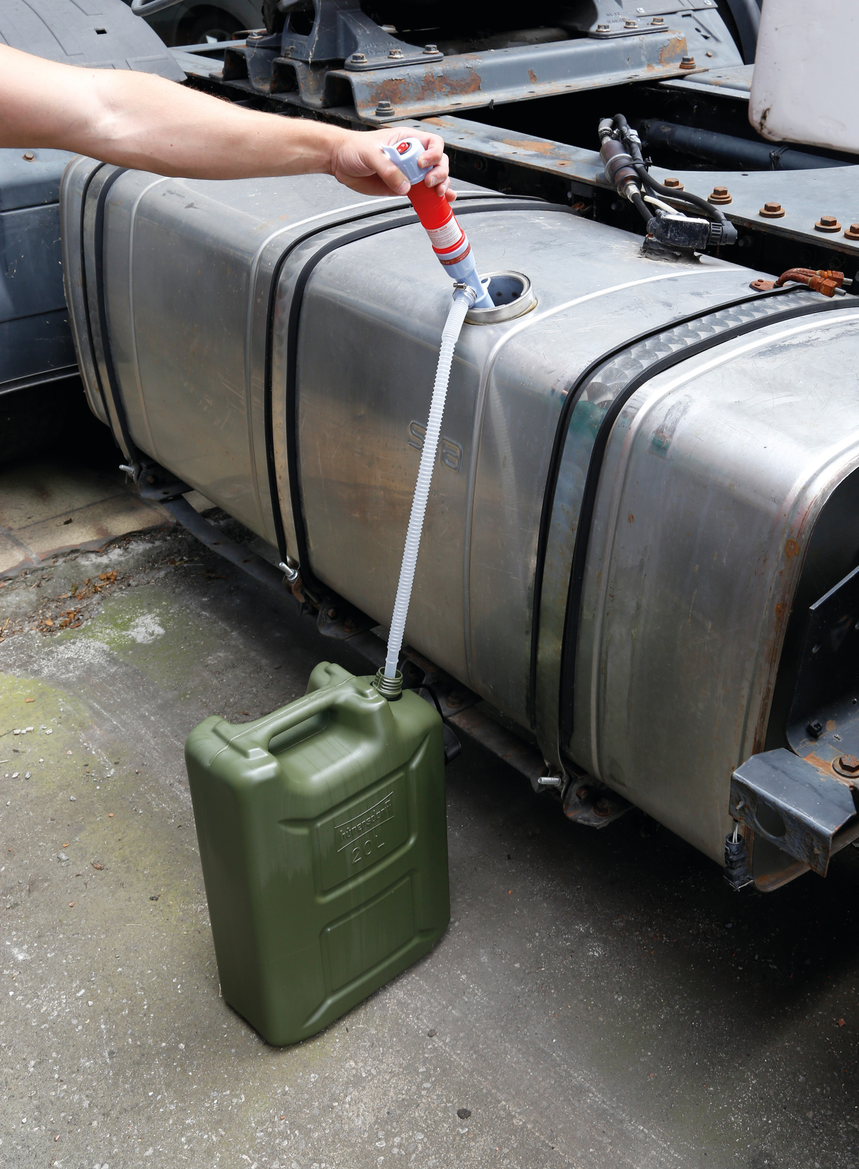 Pompa a batteria per travaso liquidi - 6 L/min - immagine 7