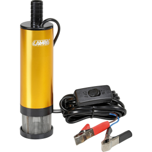 Pompa aspira liquidi elettrica ad immersione, 12V - 50W - 30 L/min