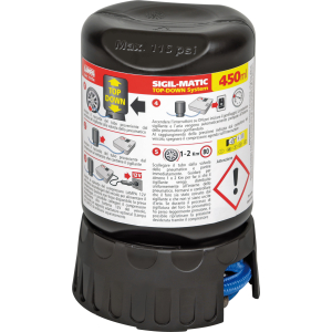 Sigil-Matic, kit liquido sigillante per pneumatici, 450 ml