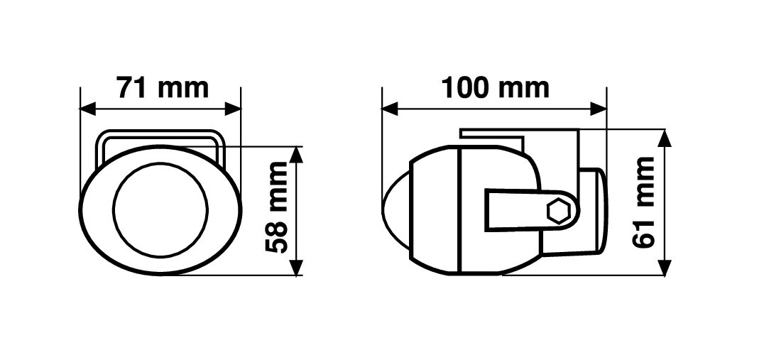 Micro-Projector 2, kit fari fendinebbia - Bianco - immagine 3