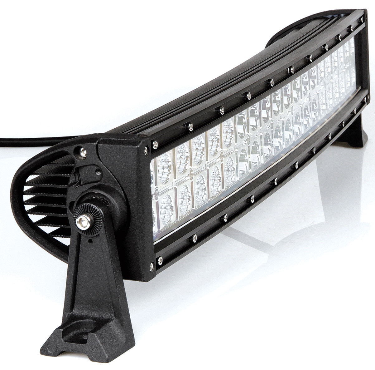 Barra a Led con struttura curva in alluminio, 12/24V - 55 cm - immagine 2