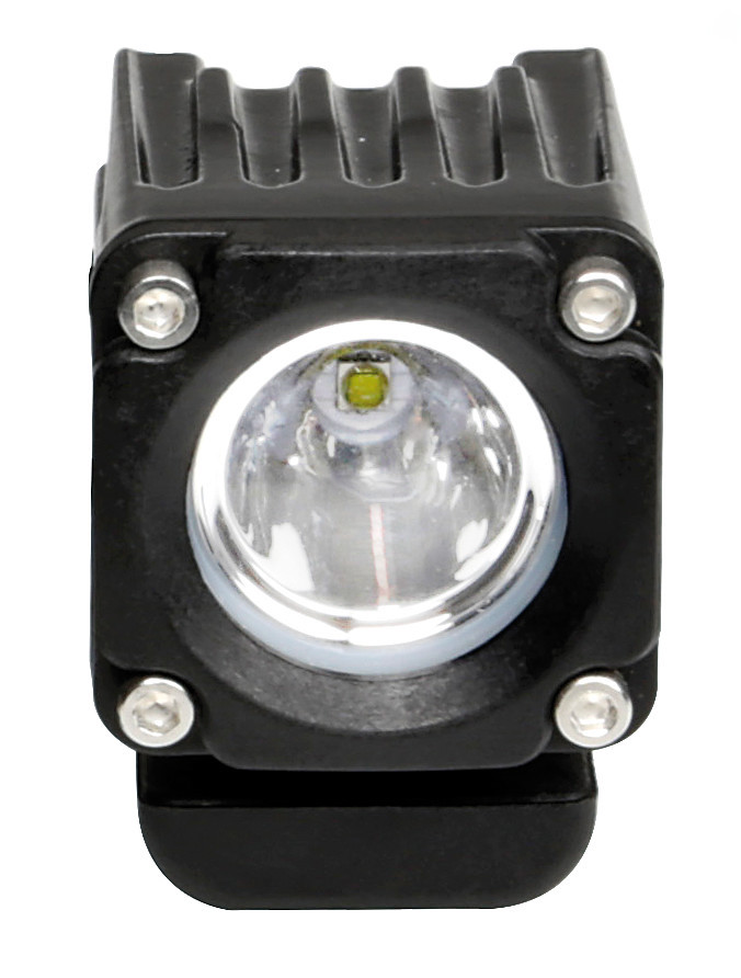 WL-19, faro ausiliario a 1 Led - 12/24V - Luce focalizzata - Bianco - immagine 4