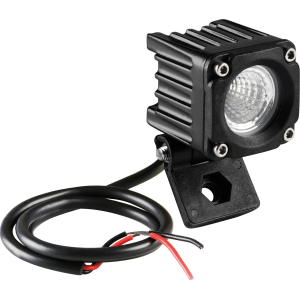WL-19, faro ausiliario a 1 Led - 12/24V - Luce ampia - Bianco