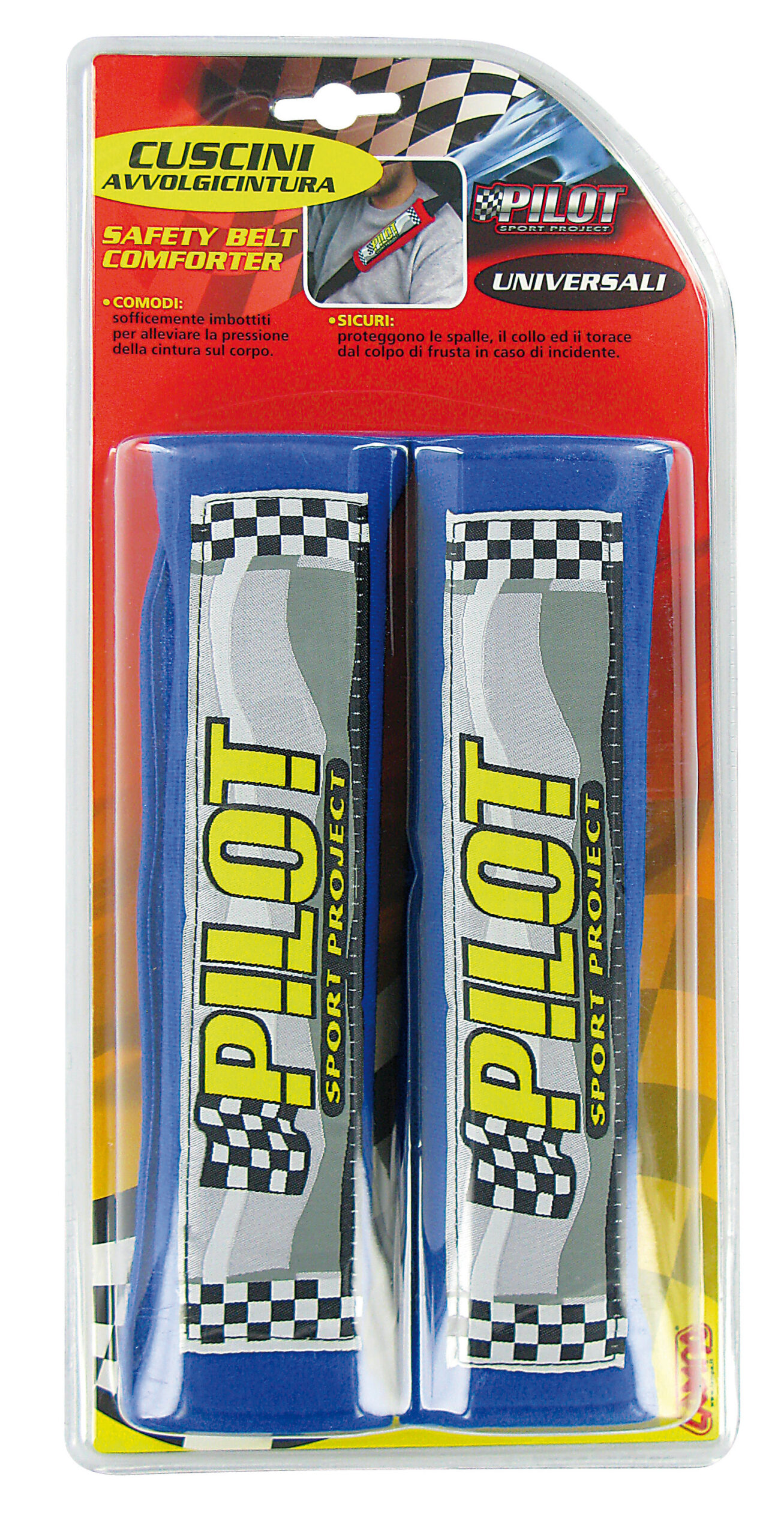 Pilot, coppia cuscini avvolgicintura - Blu - immagine 2
