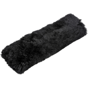 Cuscino avvolgicintura in vera pelliccia di montone - Nero