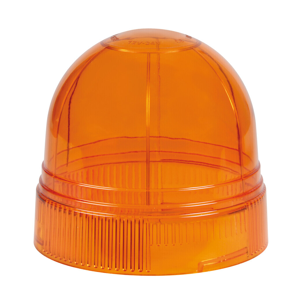 Calotta ricambio per luce di segnalazione art. 73002 - Ø 132 mm - Arancio