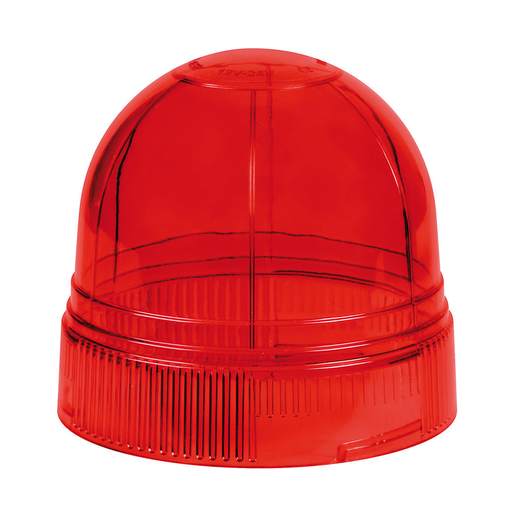 Calotta ricambio per luce di segnalazione art. 73002 - Ø 127 mm - Rosso