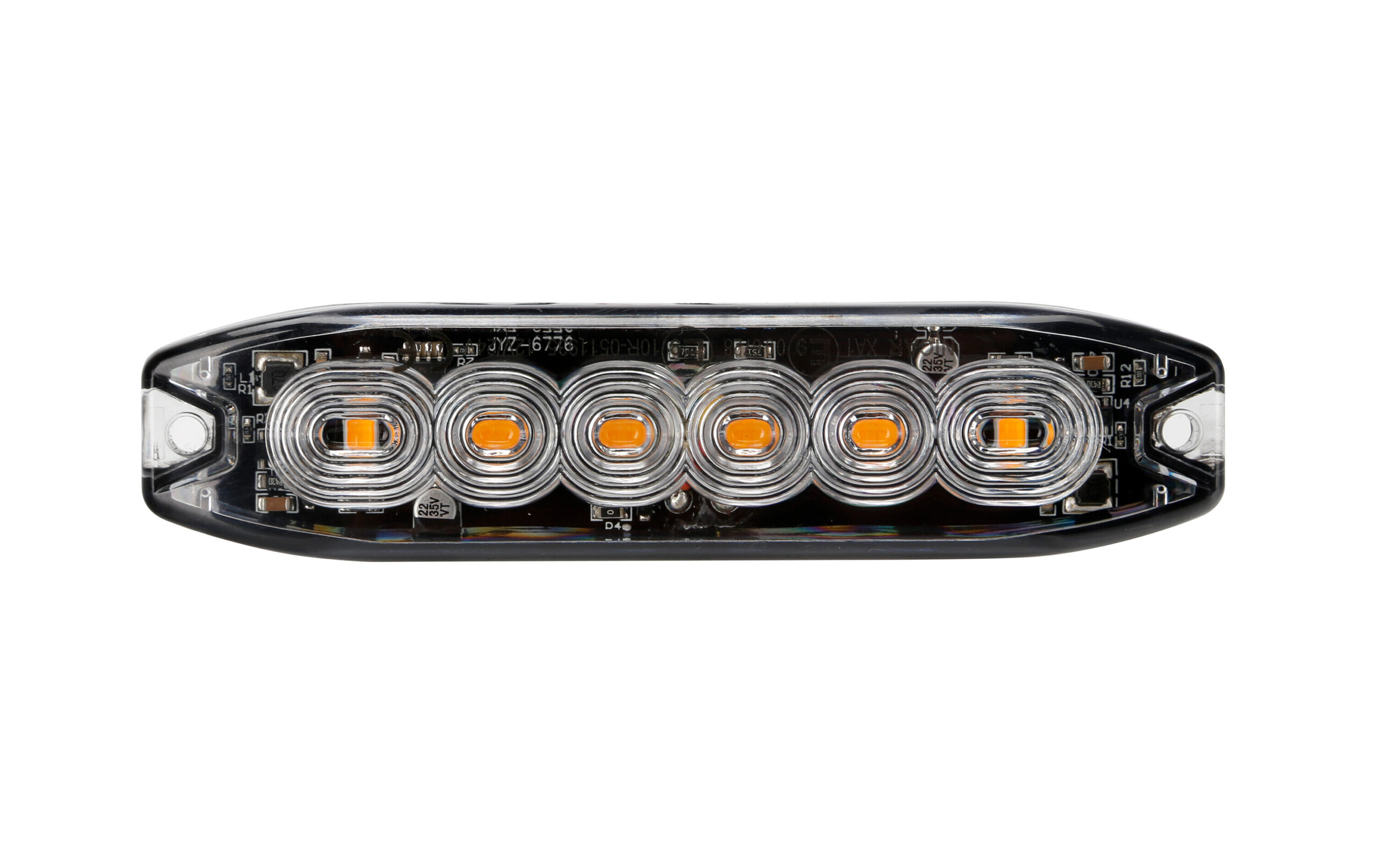 Luce di segnalazione multifunzione a 6 Led, 9/32V - Arancio - immagine 2