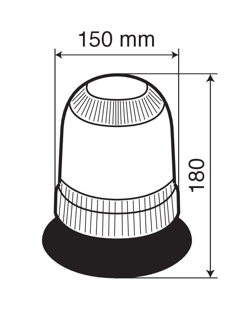 RH-6, Luce di segnalazione alogena 12/24V - immagine 2