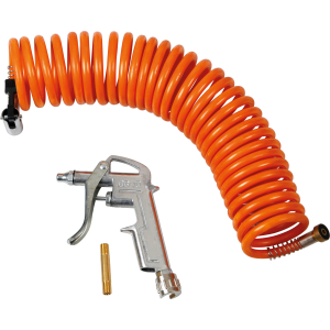 Air-Kit, Tubo a spirale 5 m + pistola aria compressa