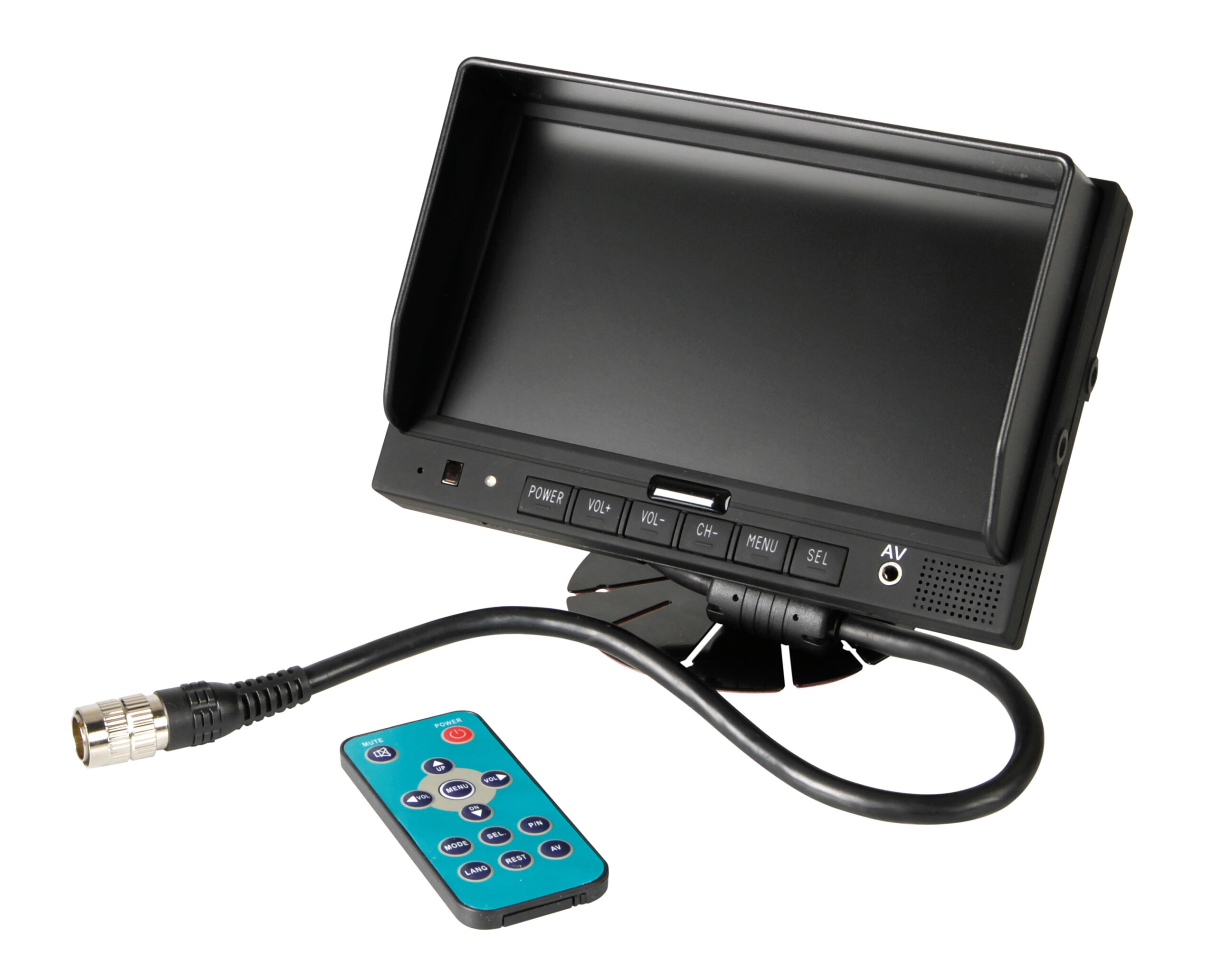 M3, Monitor LCD 7", Cam 1+2+3+4 - immagine 2