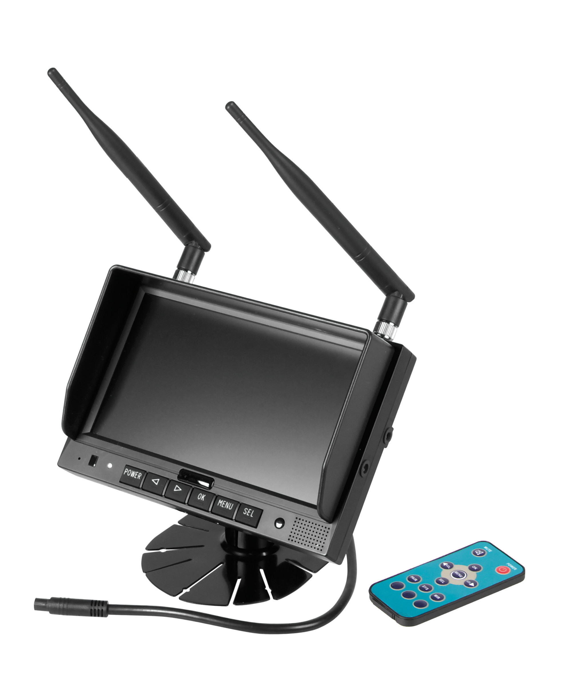 M4, Monitor LCD 7" Wireless, Cam 1+2+3+4 - immagine 3