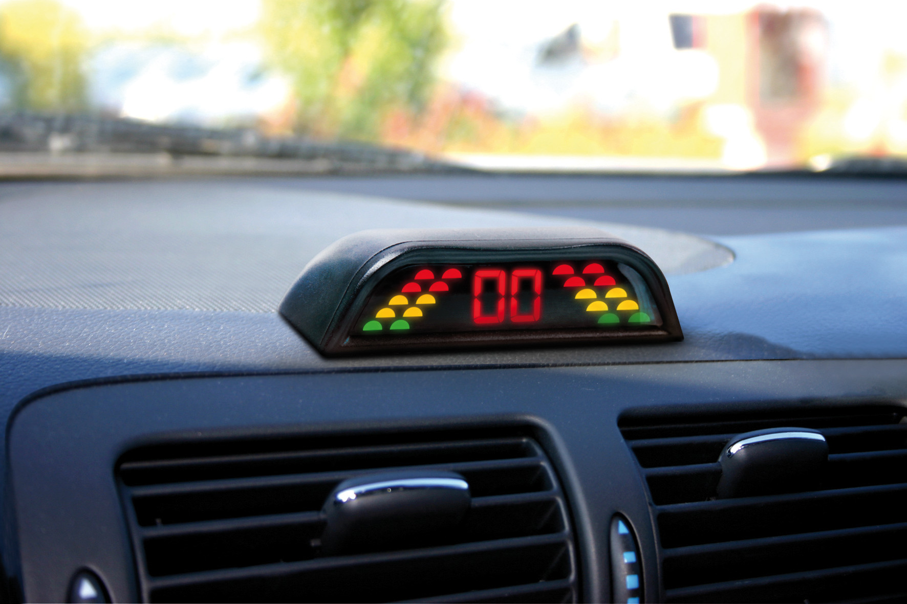 Setay W4, kit 4 sensori parcheggio con display wireless, 12V - immagine 3