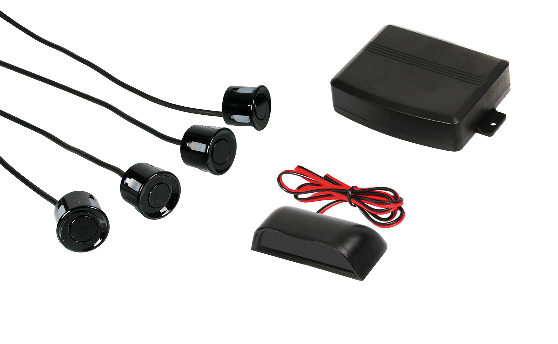 Setay W4, kit 4 sensori parcheggio con display wireless, 12V