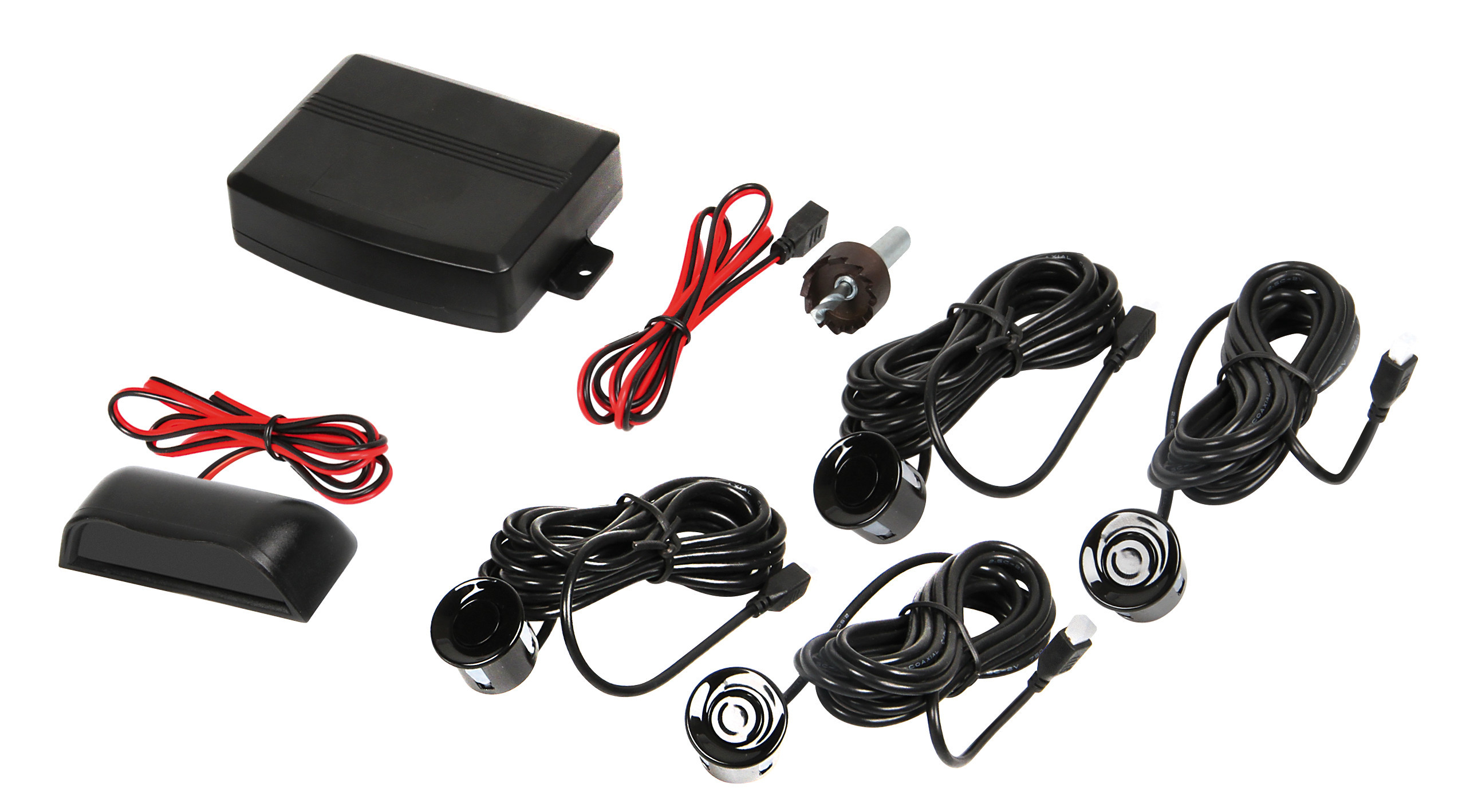 Setay W4, kit 4 sensori parcheggio con display wireless, 12V - immagine 2