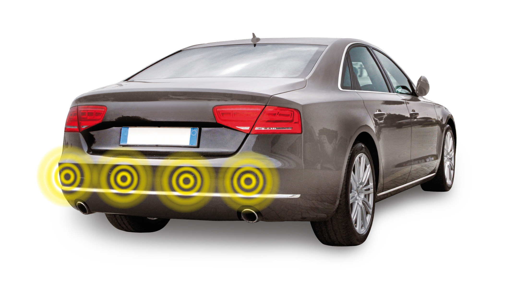 Setay S4, kit 4 sensori parcheggio con display digitale, 12V - immagine 3
