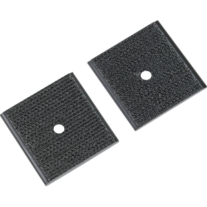 Clips Pressotex, foro centrale, set 2 pz - 35x35 mm