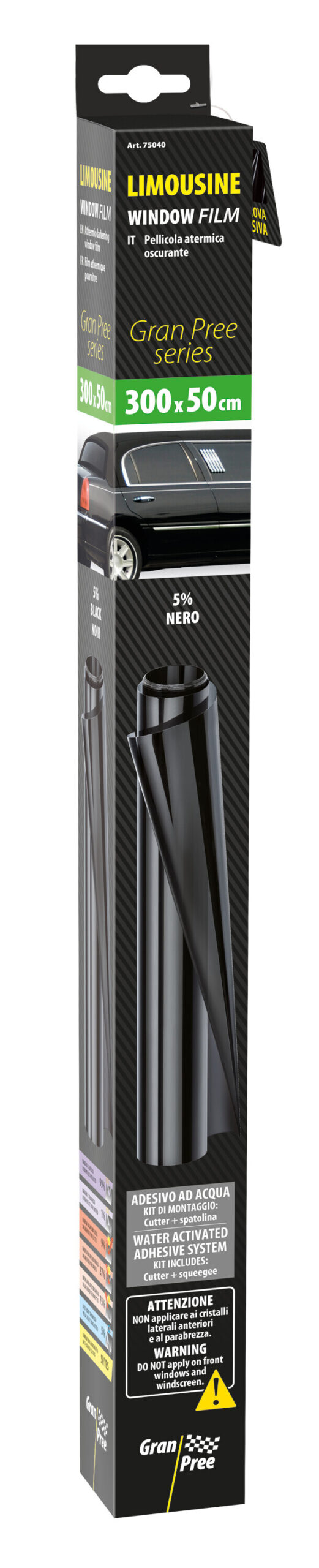 Gran Pree Limousine, pellicola oscurante - 300x50 cm - Black 5% - immagine 4